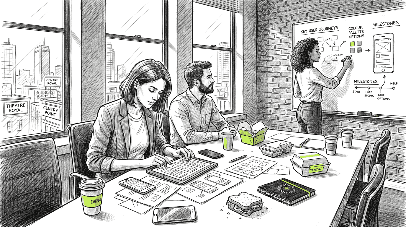 1773483011318_Startup-team-brainstorming-mobile-app-ideas-in-office Startup team brainstorming mobile app ideas in office